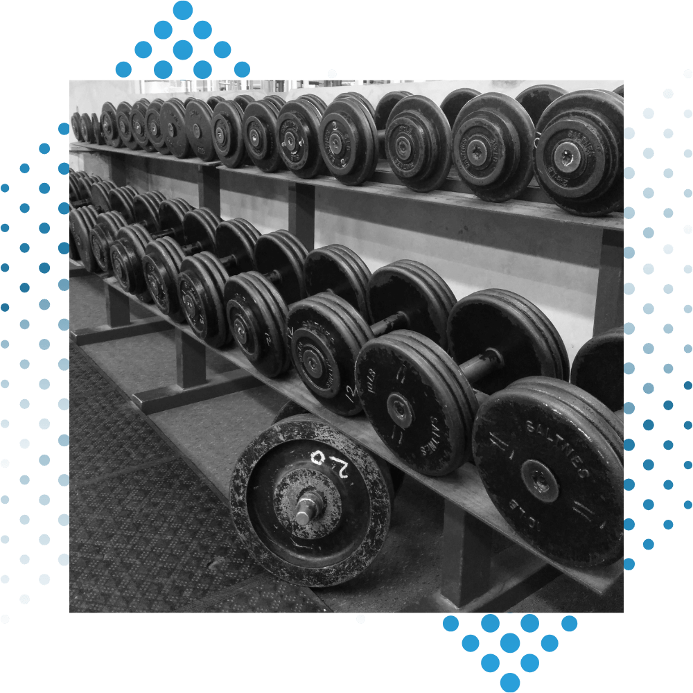 Osvaldo Castillo, Optimyze Physical Therapy, Miami, Florida, square, dumbells